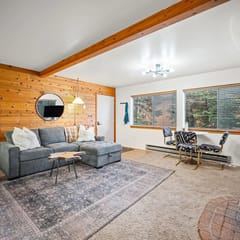 Chalet Village with Ski Views & Cozy Fireplace