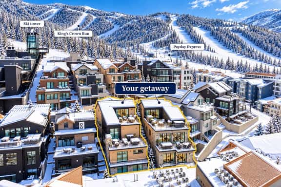 Sleeps 20 • 2 homes, 2 hot tubs • Ski-in/out - Image 1